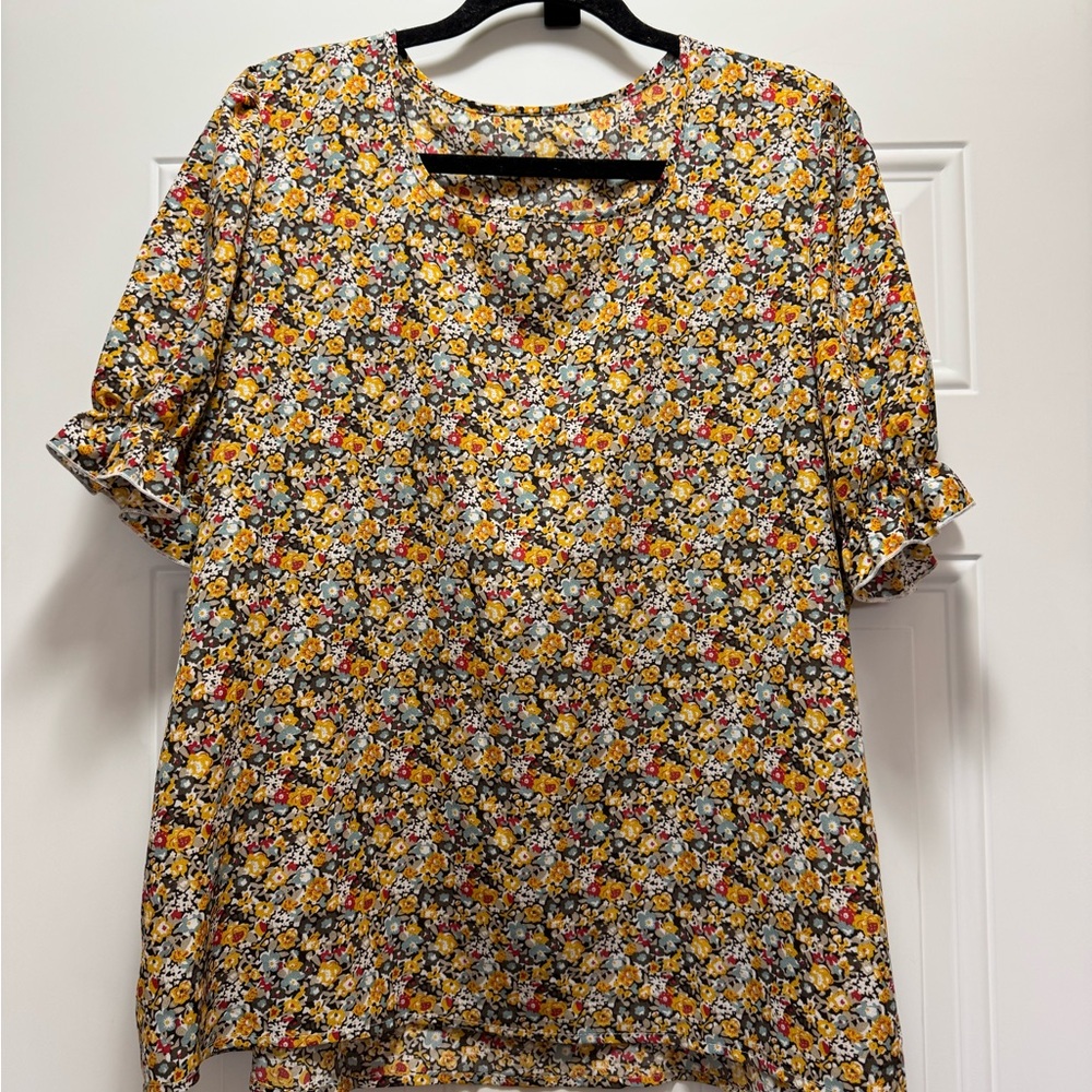 Floral Print Women's Top
